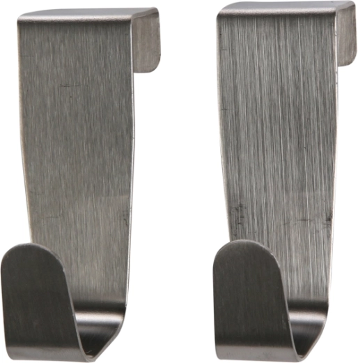 Altomdesign 2 nerūdijančio plieno kabliukų rinkinys 8,5 × 2,6 cm