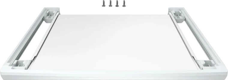 Washer and dryer stacking kit with pull-out shelf WTZ27500