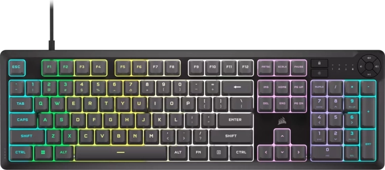 Gaming keyboard Corsair K55 Core RGB gray