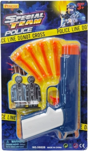 Kids’ shooting set with pistol, targets and darts