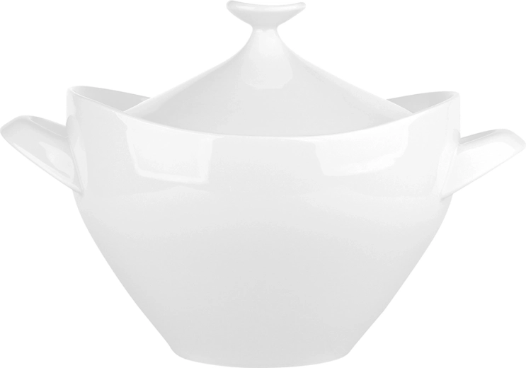 MariaPaula Moderna white soup tureen with lid 2.5 l