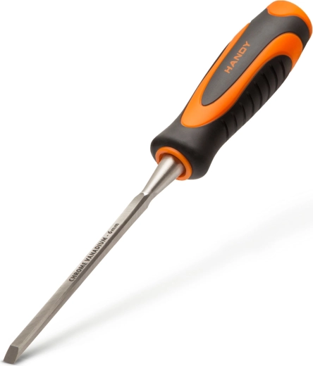 6 mm wood chisel with metal striking end