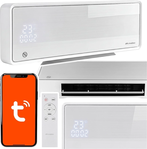 Maltec oro užuolaida PT5800W-WH WiFi su nuotoliniu valdymu – 1 vnt.