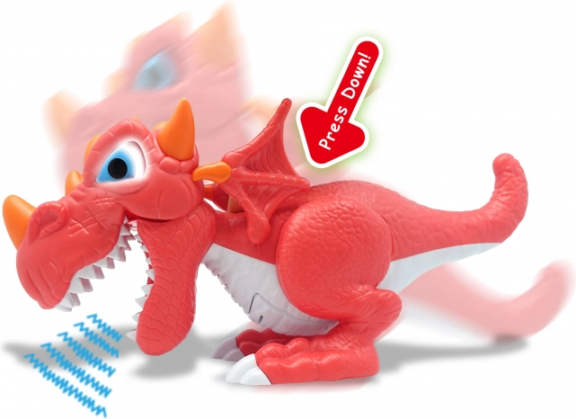 Junior Megasaur lankstoma ir kandanti T-Rex figūrėlė su garsais ir šviesomis