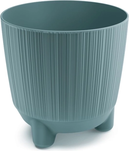 RYFO N planter with legs 16.8 cm Scandinavian blue