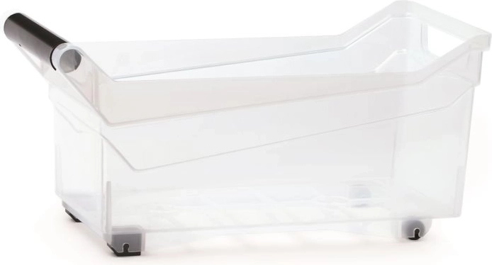 Plastic storage box with wheels 10 l NUK, transparent