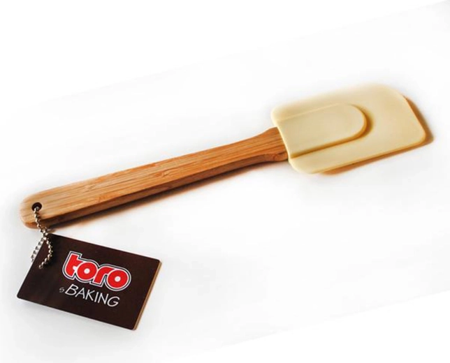 Silikoninė mentelė tešlai TORO Bamboo