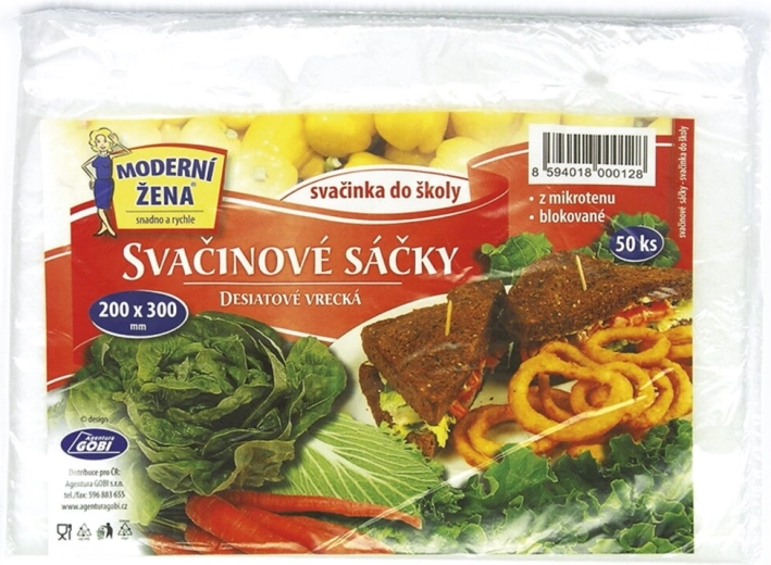 Snack bags 20 × 30 cm, 50 pcs