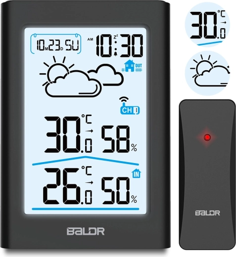 Belaidė meteorologinė stotelė BALDR su juodu ekranu