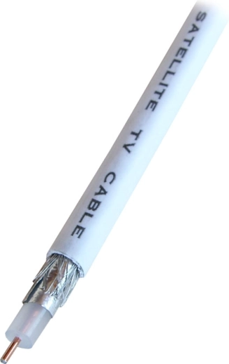 Solight CC120 coaxial cable 100 m (white)