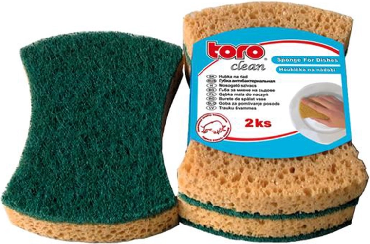 Formuota indų plovimo kempinėlė TORO, 2 vnt.