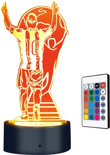 3D Night Lamp Lionel Messi Champion