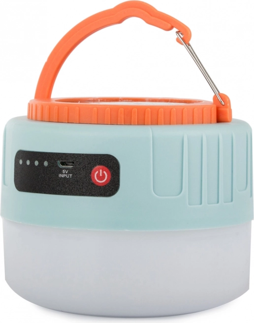 Saulės kempingo LED žibintas su USB įkrovimu