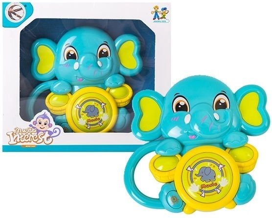 Blue Musical Elephant - 1 piece