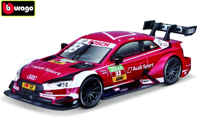 Bburago Race Audi Sport RS 5 DTM 2018 René Rast 1:32 red model