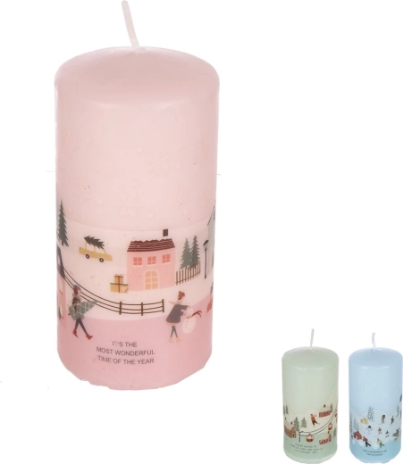 Christmas Candle 12 cm (3 variants)