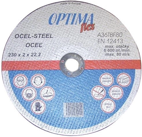 Cutting disc for steel 230 × 2.0 × 22.2 mm