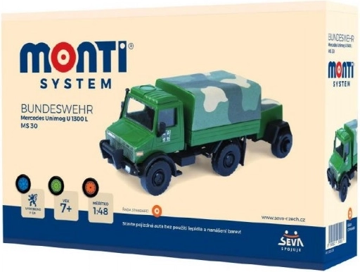 Konstruktorius MONTI SYSTEM Bundeswehr Mercedes Unimog 1:48