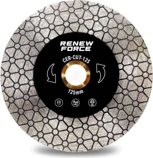 RENEW FORCE diamond disc 125 mm for cutting and beveling