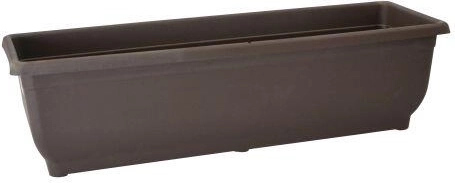 Self-watering planter Aqua Gloria 60 cm brown without saucer