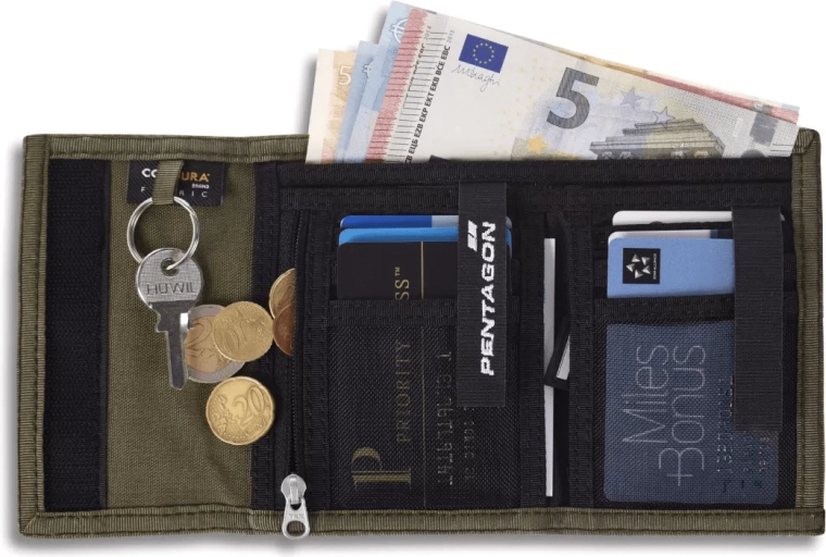 Piniginė Pentagon Stater 2.0, juoda
