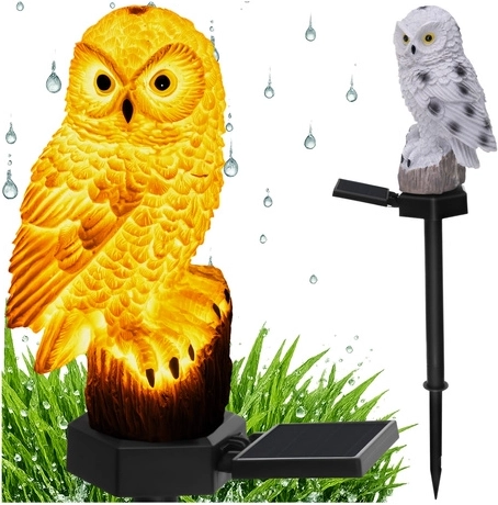 Gardlov Solar Owl Garden Lamp
