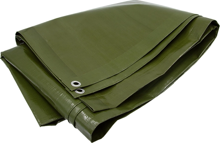Žalias tentas su kilpomis 3 × 4 m, 200 g/m²