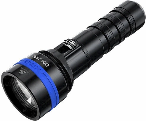 XTAR D06 Diving LED Flashlight 1600 lm, waterproof to 100 m
