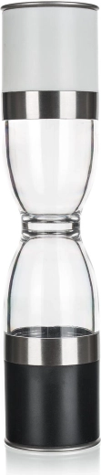 Dvipusis druskos ir pipirų malūnėlis CULINARIA Duo nerūdijantis plienas/akrilas 23 cm