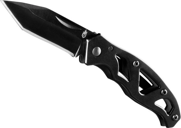 Gerber Paraframe Mini Black pocket knife 5.6 cm – all-black, all-metal