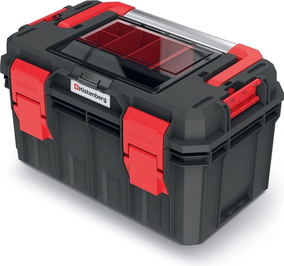 Įrankių dėžė su organizatoriumi Kistenberg S Block ALU 450 × 280 × 264 mm, IP55