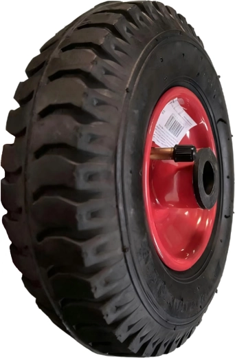 Pripučiama metalinė ratuko padanga karučiui 224 mm, stebulė 20 mm su adatiniais guoliais
