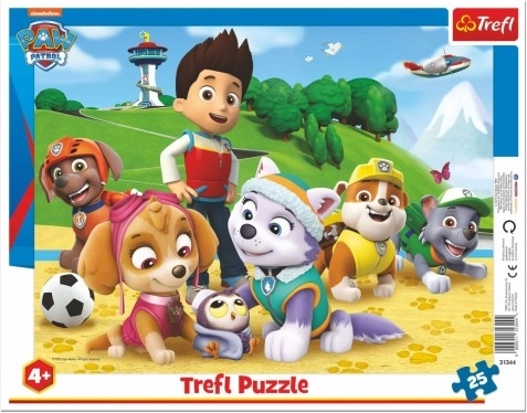 Rėminis dėlionė 25 dalių PAW PATROL Pėdsakais