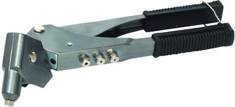 Riveting pliers with 360° rotating head
