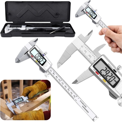 Digital stainless steel electronic caliper 150 mm with LCD