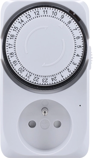 Solight mechanical plug-in timer switch 24 h - 1 piece