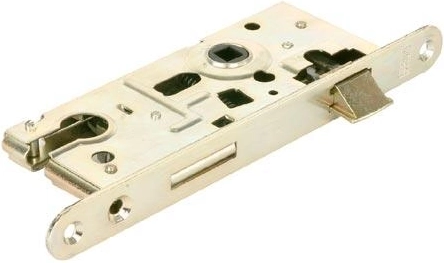 Mortise cylinder lock K105 72/60, reversible, white zinc