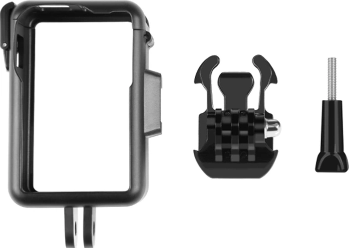Puluz apsauginis rėmas su „cold shoe“ DJI Osmo Action 5 Pro/4/3 (juodas)