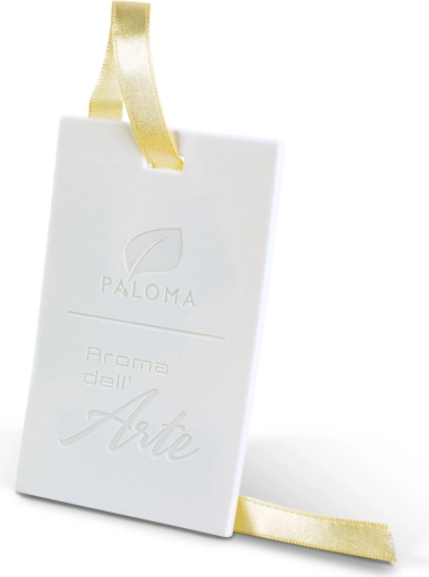 Pakabinamas automobilio oro gaiviklis Paloma Aroma Del' Arte Luce Bianca