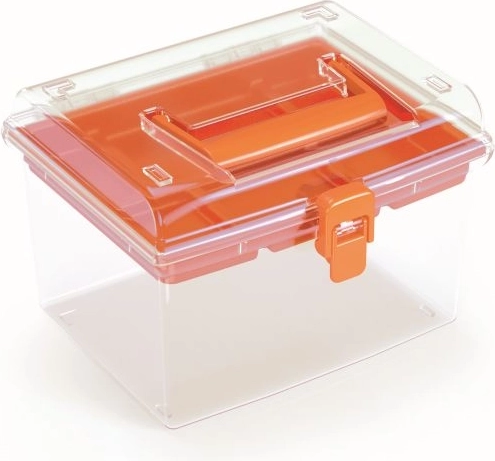 Prosperplast NUF High Plastic Organizer, orange
