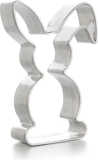Cukrinių sausainių formelė „Culinaria“ – zuikutis su ausimi, 3,9 × 6 cm