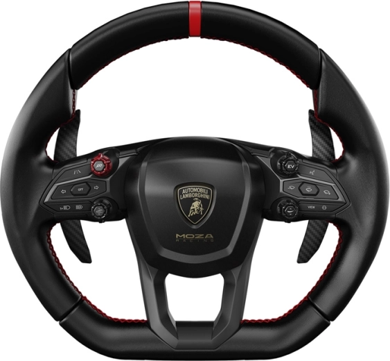 Moza Racing vairas, skirtas Lamborghini Revuelto