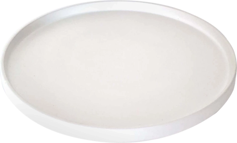 Dessert Plate 20 cm White Matte Kitchisimo