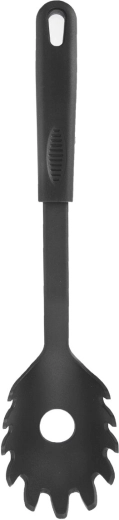 Blackline spaghetti server made of PBT thermoplastic, black, 31 × 7 cm