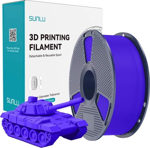 Sunlu PLA+ High‑Speed mėlynas filamentas 1,75 mm