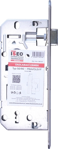Mortise lock with key ISEO 90/50