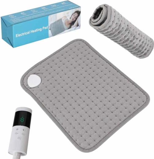 Elektrinė šildymo pagalvėlė 30 × 40 cm su valdikliu, 9 lygiai, 45 W – 1 vnt.