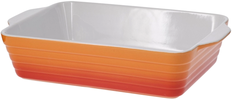 Heat-resistant baking dish 31 × 19 cm, orange