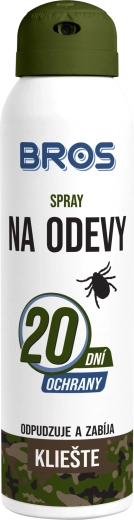 Bros repelentinis purškalas drabužiams nuo erkių 90 ml