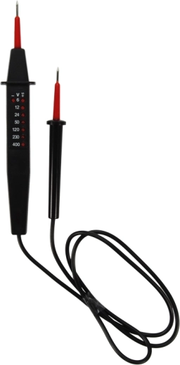 Solight voltage tester 6–400 V AC/DC with LED indication